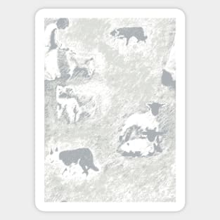 Feeding Da Caddy - Misty Grey Sticker